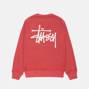 Stussy Basic Red Crew