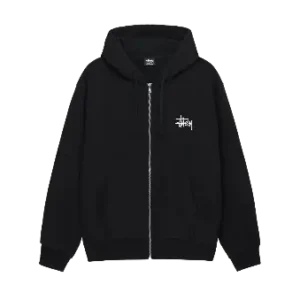 Stussy Schwarz Zip Up Hoodie