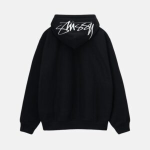 Stussy Schwarz Applikation Hoodie