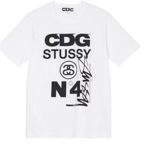 Stussy CDG X Weiß T-Shirt