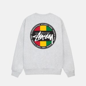 Stussy Classic Dot Crew – Weiß