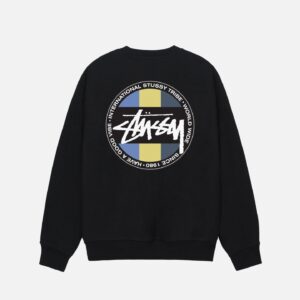 Stussy Classic Dot Crew – Schwarz