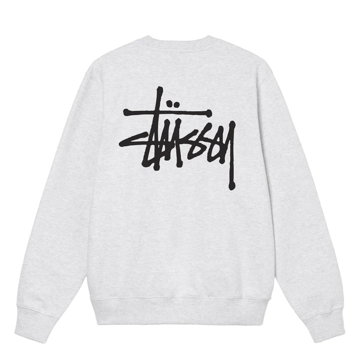 Stussy Basic Grau Pullover