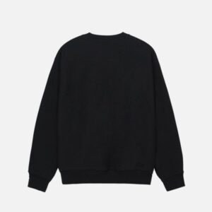 Stussy Buchstabenmann Pullover Schwarz