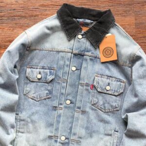 Stussy Trucker-Jeans Jacke Mit Levis-Geprägung