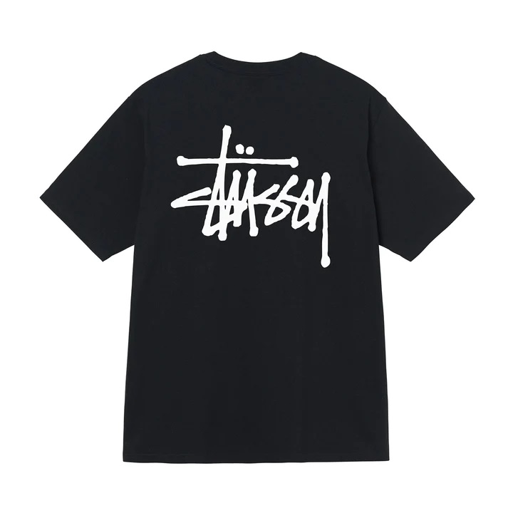 Stussy Basic T-Shirt Schwarz