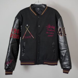 Stussy X Denim Tears X Collegejacke Zum 40. Jubiläum